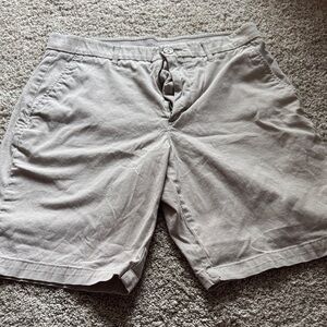 Marc Anthony Light Brown Flat Front Shorts